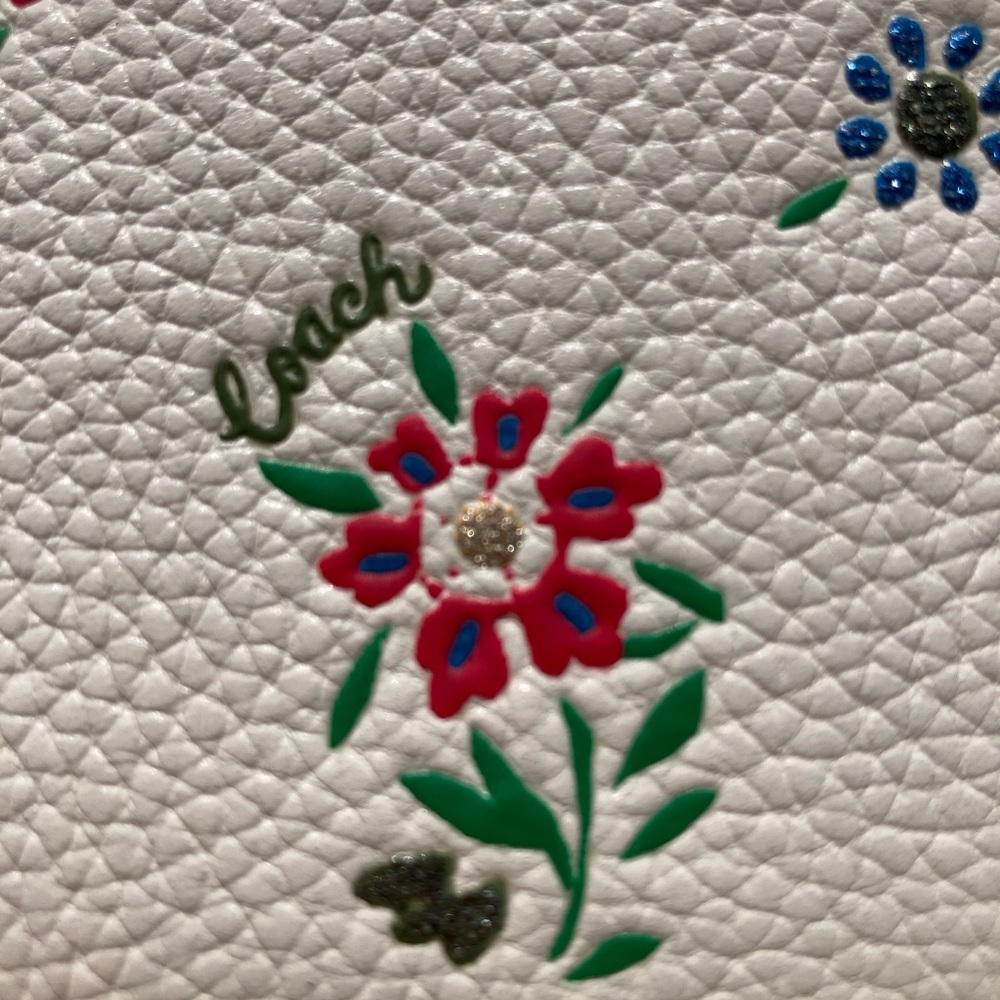 Coach Wildflower Print Wristlet - Picture 7 of 11